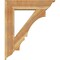 Ekena Millwork Balboa Traditional Rough Sawn Bracket w/ Offset Brace, Western Red Cedar, 8"W x 32"D x 38"H BKT0806X32X38BOA01RWR - alternate 4